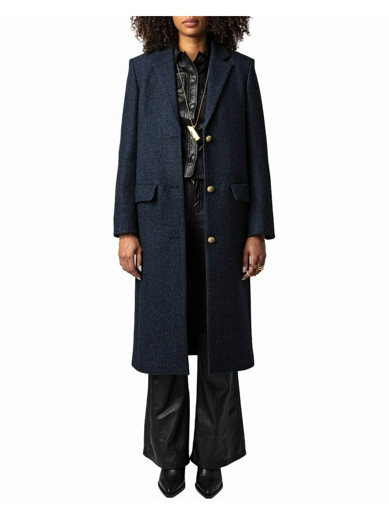 Zadig & Voltaire womens Wool-Blend Coat, m - Walmart.com