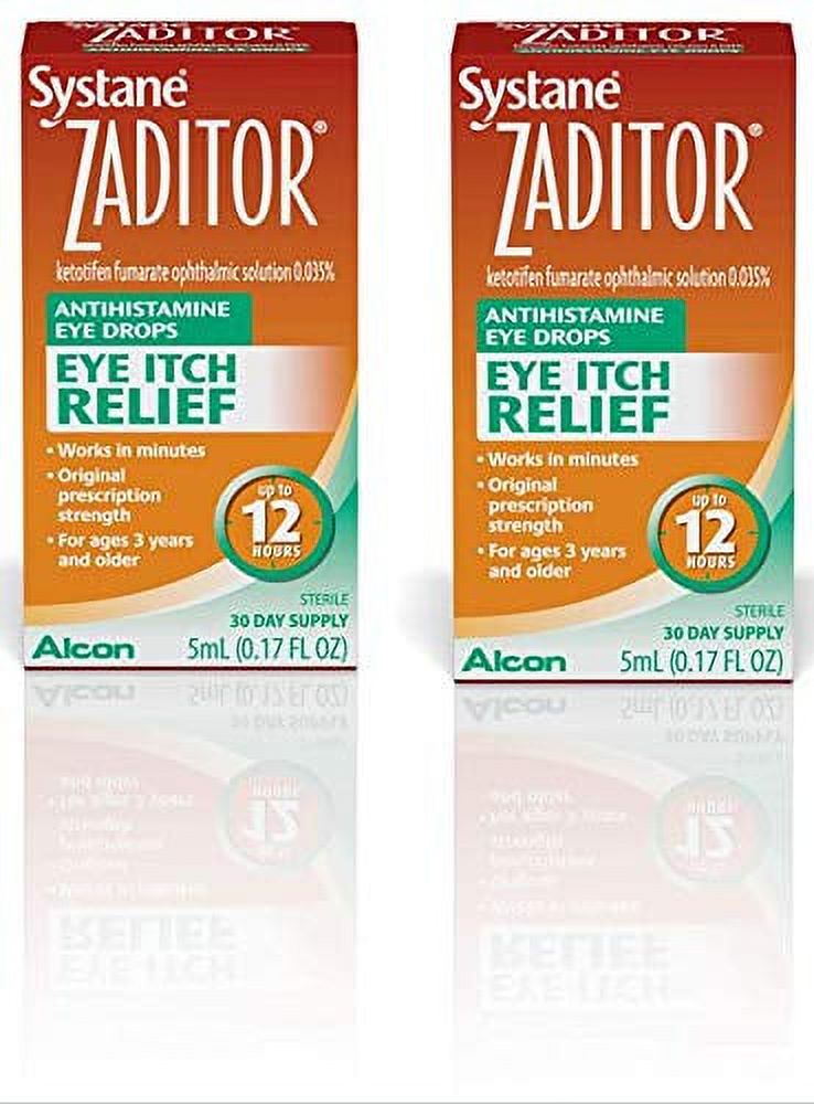 Zaditor Antihistamine Eye Drops, 2 Count