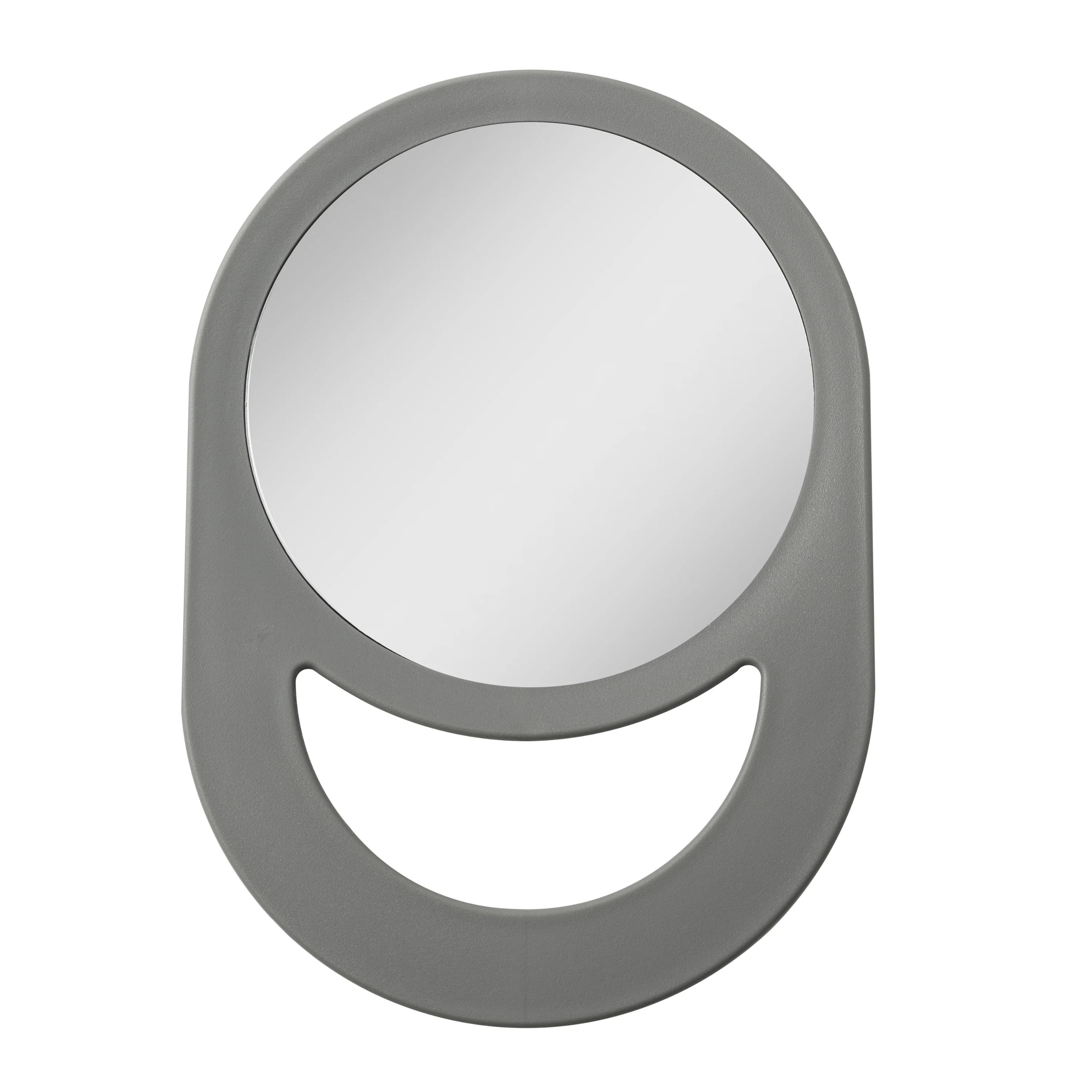 Zadro 10"x7" Oblong Hand Mirror 6" dia. Round Glass Hand Held Mirror