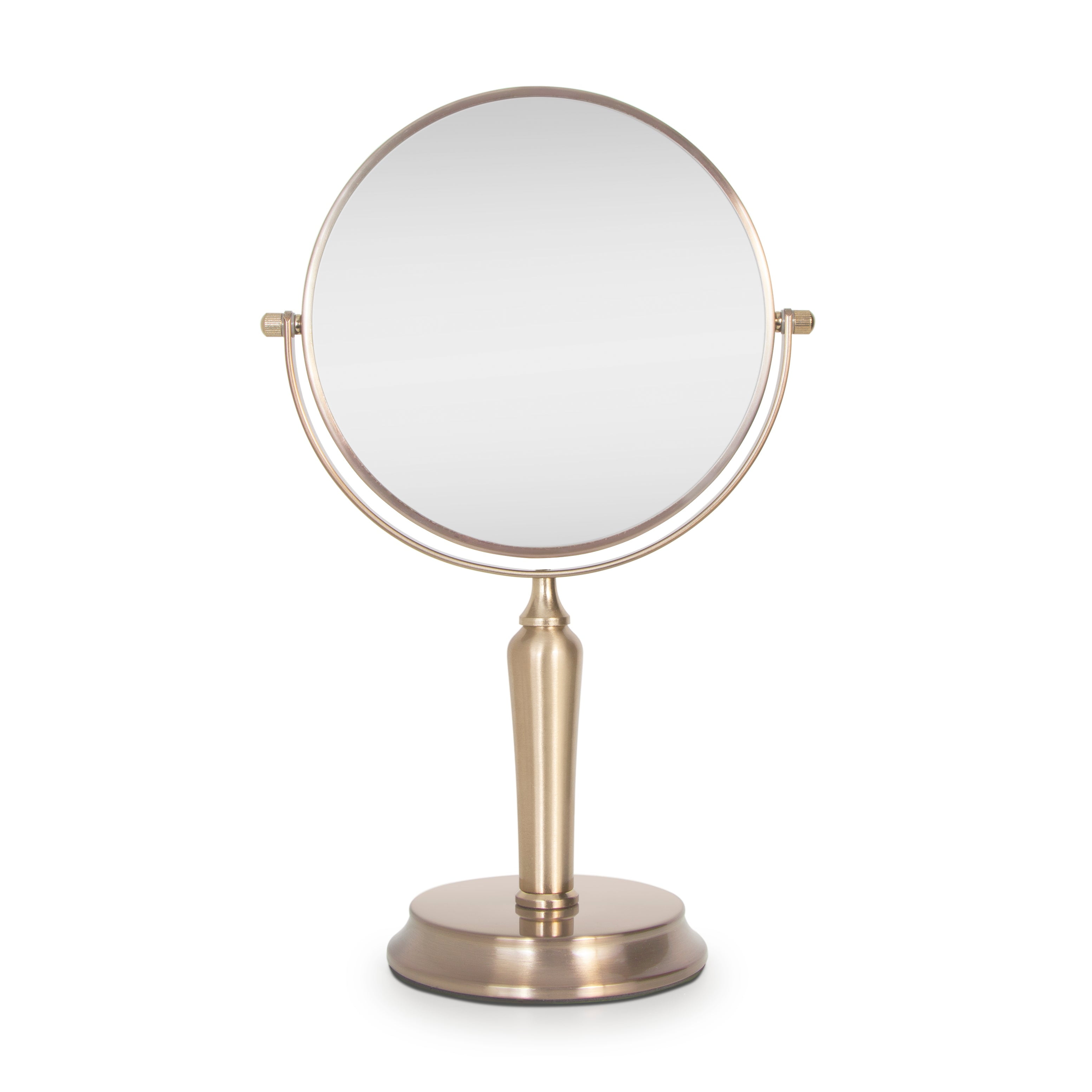 Zadro Anaheim 8.75” Round NonLighted Makeup Mirror 5X 1X Magnifying
