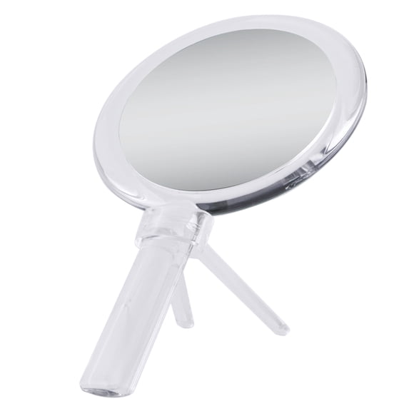 Zadro Double-Sided Handheld Mirror for Makeup w/ Magnification & Stand