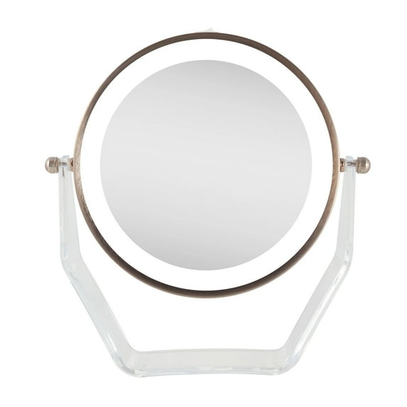 Zadro Dual Lighted Makeup Mirrors with Magnification & Swiveling Heads
