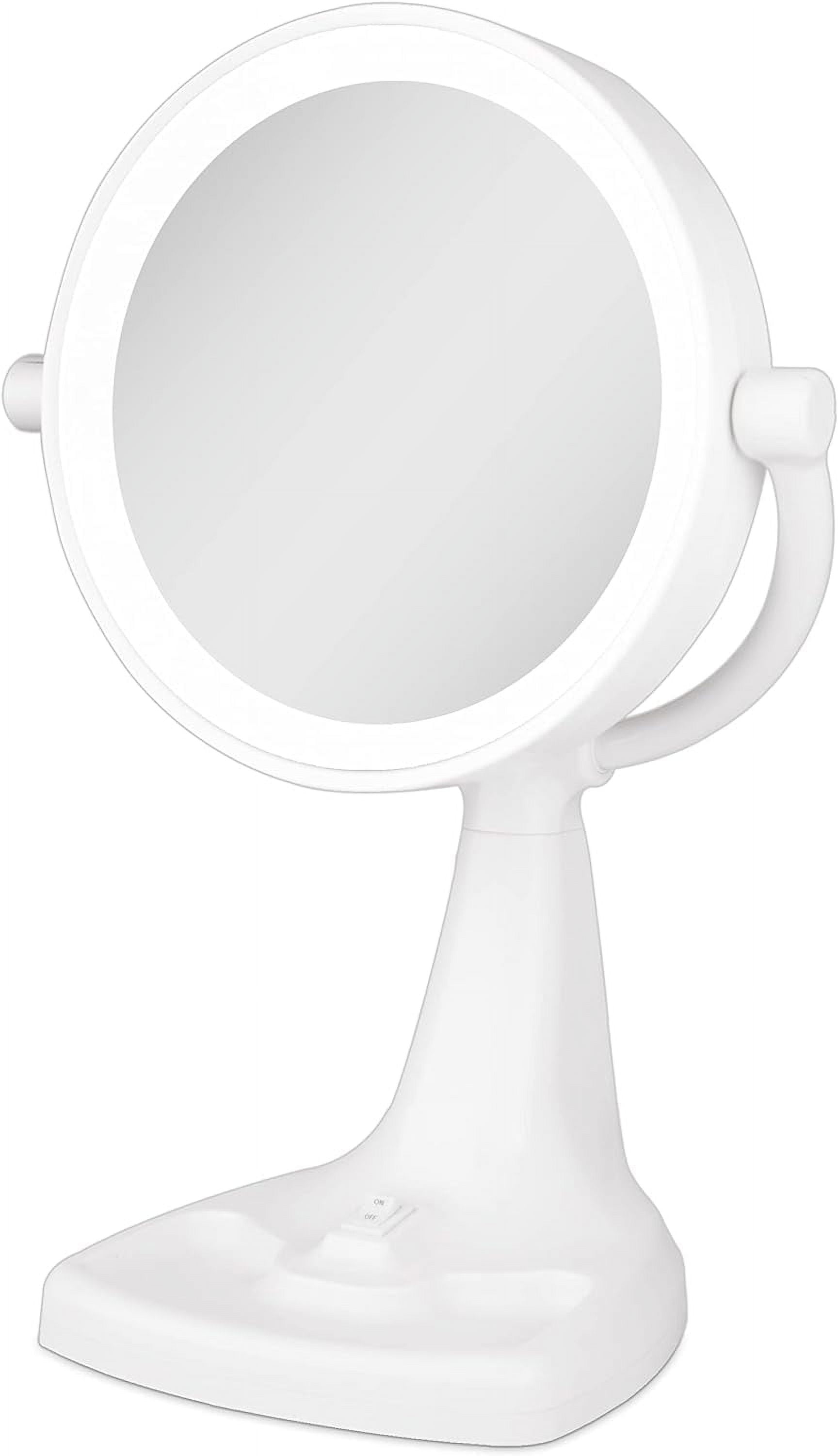 Zadro Eleganze Bright Lighted Makeup Mirror with Magnification and