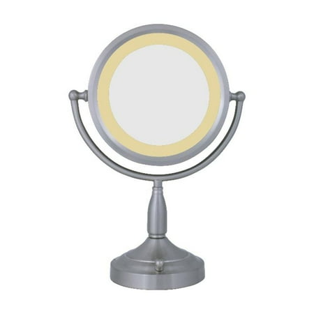 Zadro Fluorescent Lighted Makeup Mirrors with Magnification & Dimmable