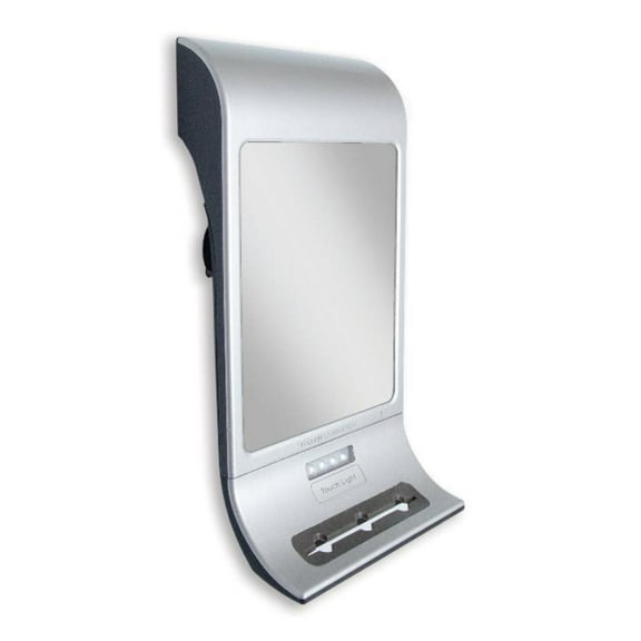 Zadro Fogless Lighted Shower Mirror w/ Suction Cup Mounting & Squeegee