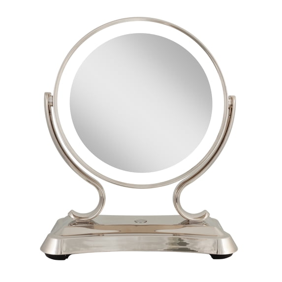 Zadro Glamour LED Lighted Makeup Mirror w/ Magnification & Swivel Head