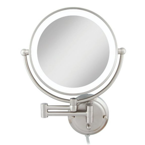 Zadro Glamour LED Lighted Wall Mounted Makeup Mirrors w/ Magnification
