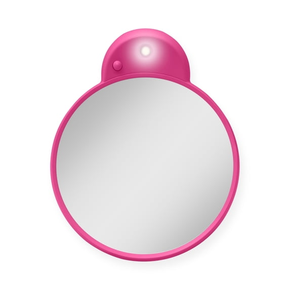 Zadro LED Compact Mirrors with 10X or 15X Magnification & Retractable Suction Cups