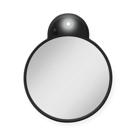 Zadro LED Compact Mirrors with 10X or 15X Magnification & Retractable Suction Cups