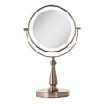 thumbnail image 1 of Zadro LED Lighted Makeup Mirrors with Magnifications & Swiveling Heads, 1 of 6