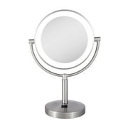 Zadro Laguna 11" Makeup Mirror with Lights and Magnification LED Lighted Makeup Mirror with Magnification