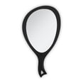 thumbnail image 1 of Zadro Large Teardrop Handheld Mirror Curved Ergonomic Handle to Hang, 1 of 11