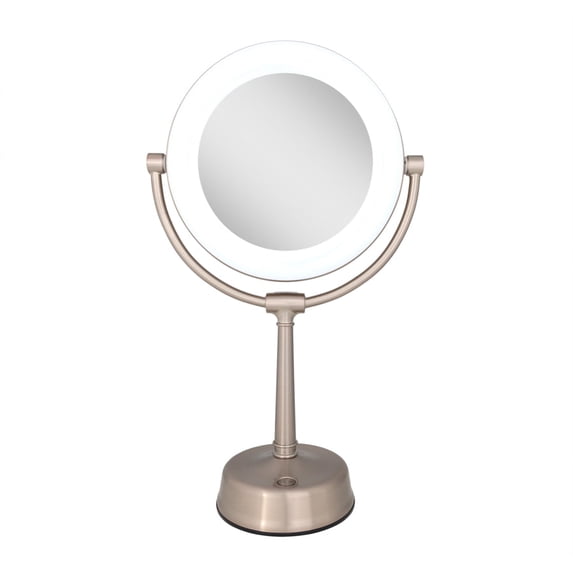 Zadro Lexington LED Light Makeup Mirror with Magnification & Touch-Pad