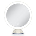 thumbnail image 1 of Zadro Lighted Wall Mounted Suction Cup Makeup Mirror with 10X Magnification, 1 of 12