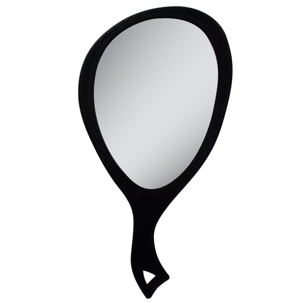 Zadro Teardrop Large Hand Mirror Hand Held Mirror for Hair Cutting Self