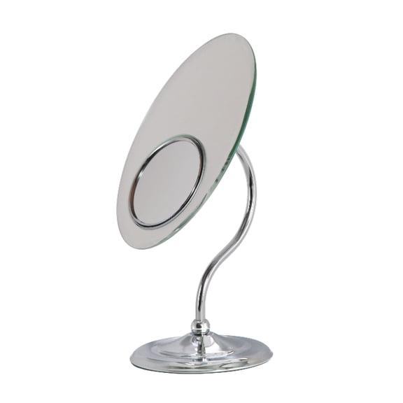 Zadro Tri-Optic Beveled Vanity Makeup Mirror w/ Magnification & Swivel