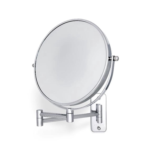 Zadro Wall Mounted Makeup Mirrors with Magnification & Folding Arm