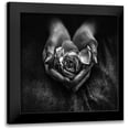 thumbnail image 1 of Zadshir, Nima 20x20 Black Modern Framed Museum Art Print Titled - Caring Hands, 1 of 5