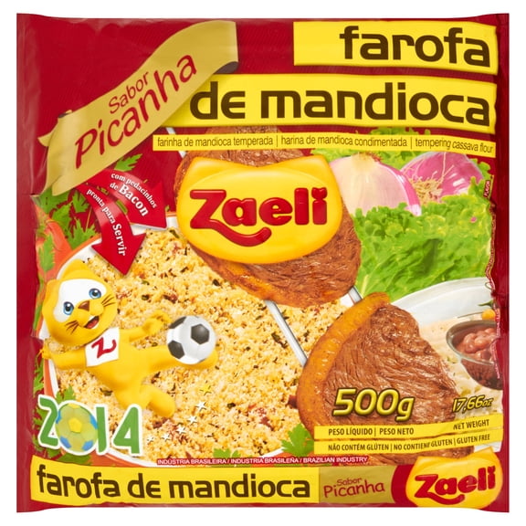 Zaeli Cassava Flour Seasoned 500G, Imported from Britain