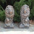 thumbnail image 1 of Zaer 21" Guardian Lion Garden Statue, 2 Count, 1 of 7