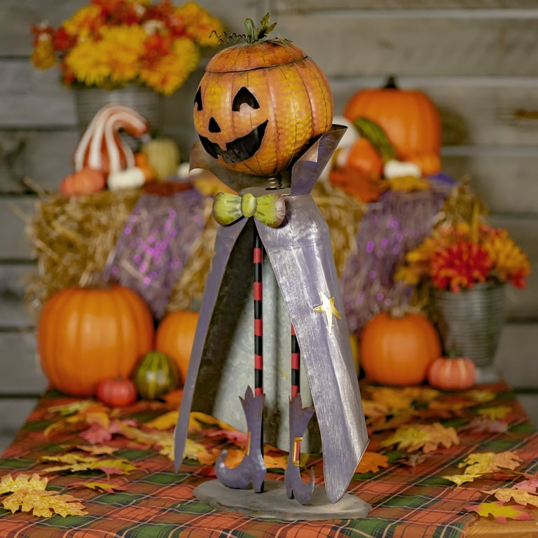 Zaer Ltd. Big Head Halloween Candy Holder Statues (Opening Head