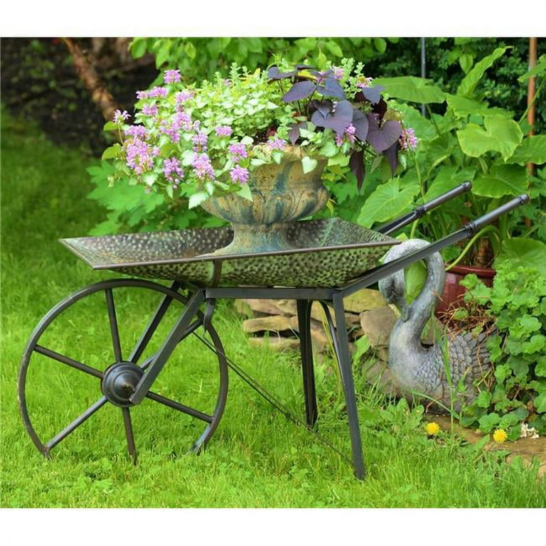 Cast Iron Small Wheelbarrow Caddy – Galena River Wine and Cheese