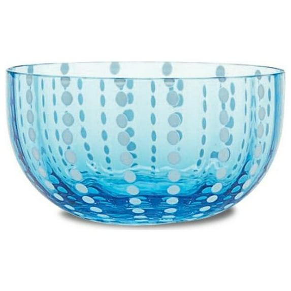 Zafferano America Perle Set Of 4 Small Bowls - Aquamarine