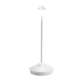 thumbnail image 1 of Zafferano Pina 11.4" 1-Light Portable Table Lamp Dimmable White with Polycarbonate Shade, 1 of 4