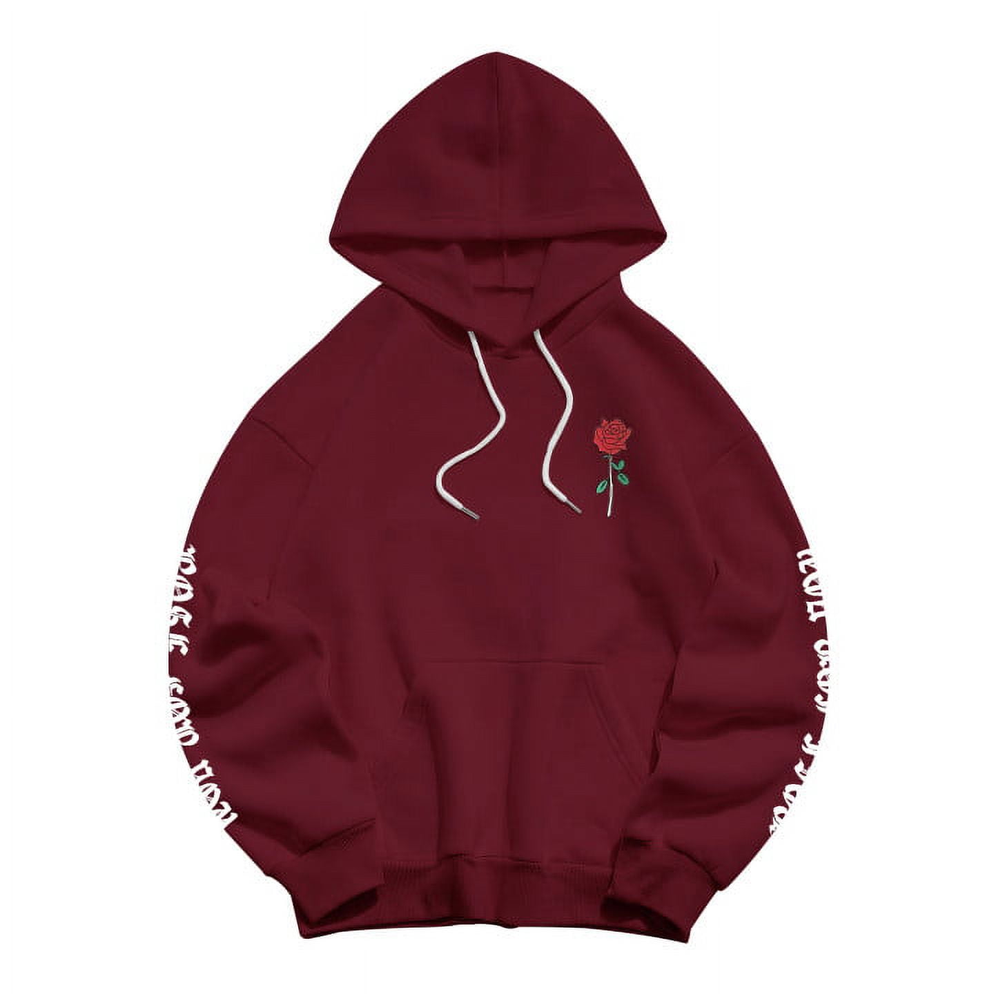 Zaful rose hoodie Clearance