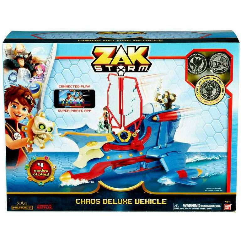 AtoZ&破壊魂セット Zag Heroez Zak Storm Chaos Deluxe Vehicle Playset - Walmart.com