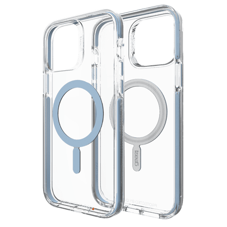 gear4 Santa Cruz Snap - For Apple iPhone 13 Pro Max Smartphone - Light Blue - Impact Resistant, Scratch Resistant, Shock Resistant, Bacterial Resistant, Odor Resistant - D3O Bio, Recycled Plastic