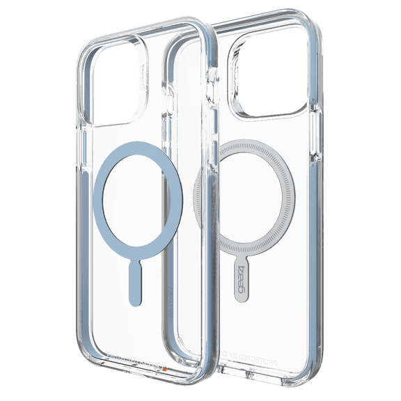 gear4 Santa Cruz Snap - For Apple iPhone 13 Pro Max Smartphone - Light Blue - Impact Resistant, Scratch Resistant, Shock Resistant, Bacterial Resistant, Odor Resistant - D3O Bio, Recycled Plastic