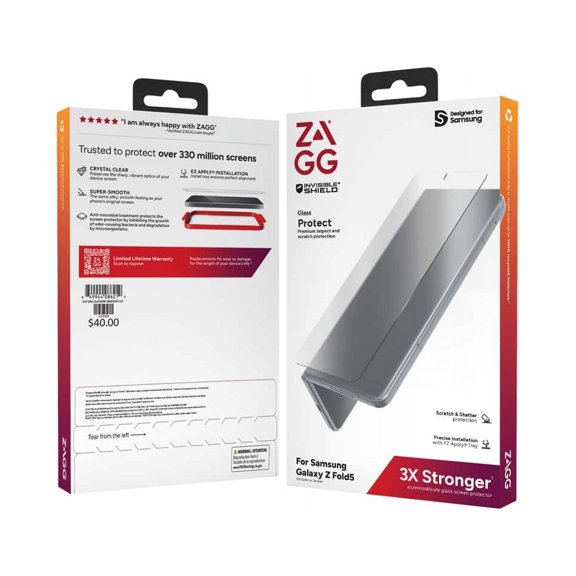 Zagg Glass Antimicrobial Screen Protector - Samsung Galaxy Z Fold5