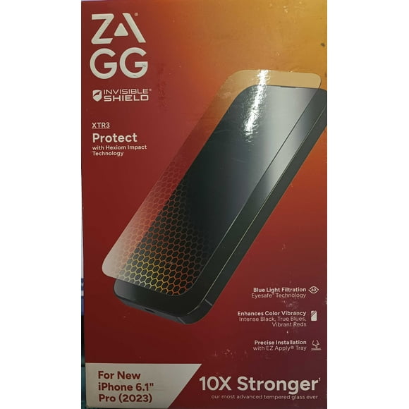 Zagg Glass XTR3 Screen Protector For iPhone 15 Pro in Clear