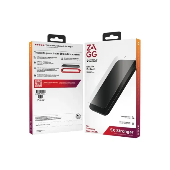 Zagg Invisible Shield Glass Elite Biometric Screen Protector - Samsung Galaxy S24+