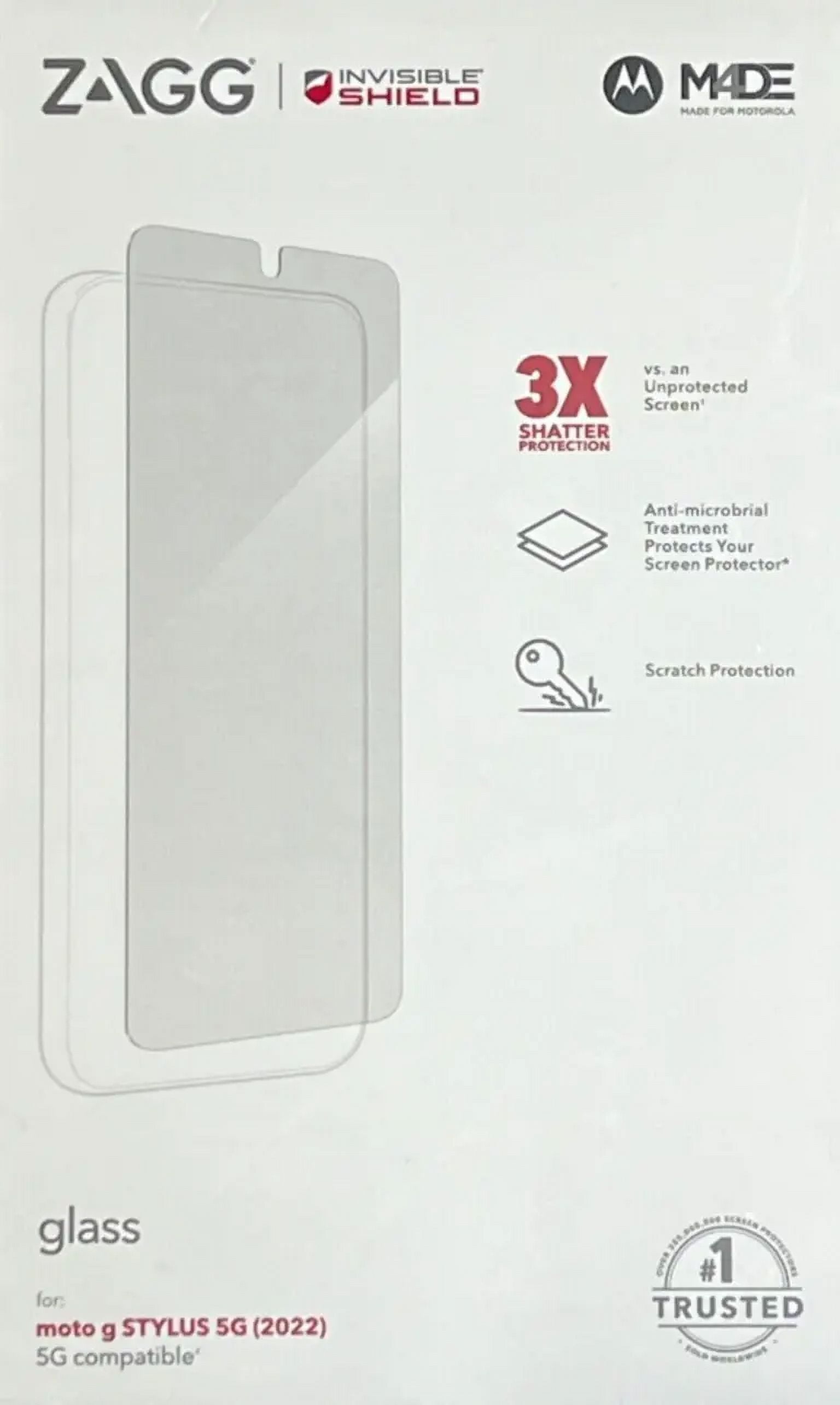 Zagg Invisible Shield Glass Screen Protector for Moto G Stylus 5G