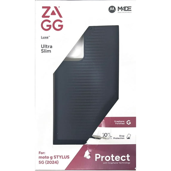 Zagg Luxe Case For moto g stylus 5G(2024), Black