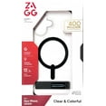 thumbnail image 1 of Zagg Piccadilly Snap Case with Kickstand and MagSafe for iPhone 16, Clear Black, 1 of 5