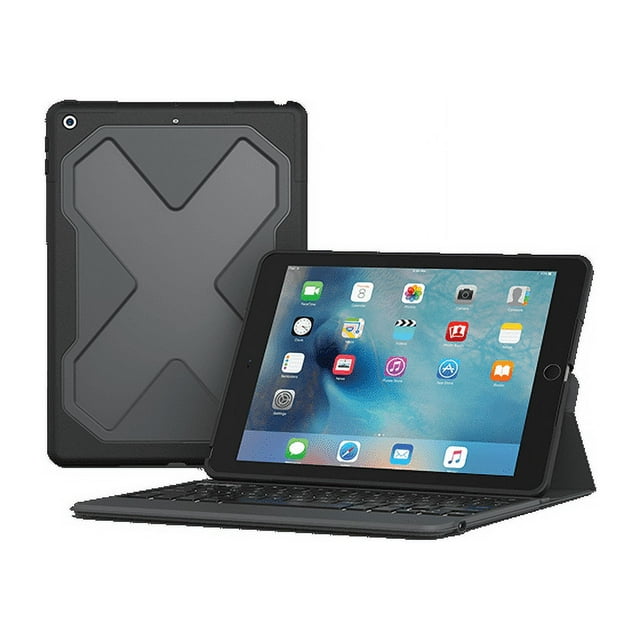 Zagg Messenger Folio Keyboard Case For IPad 10.2", IPad Air 3, 10.5" IPad Pro - Gray