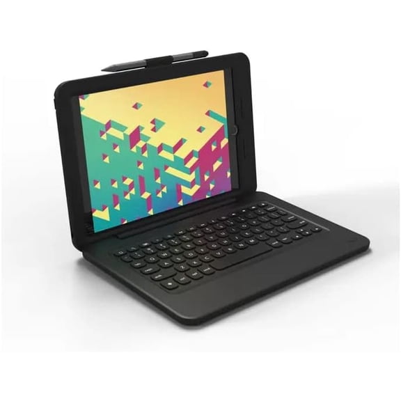 ZAGG Rugged Pro Connect for Apple iPad 10.2" | Water Resistant Keyboard & Case Combo w/Interlocking Keys - Black