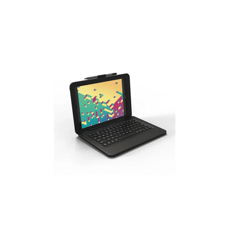 ZAGG - Rugged Book Keyboard Connect & Case for Apple iPad 10.2” (7th, 8th, 9th Gen) - Black
