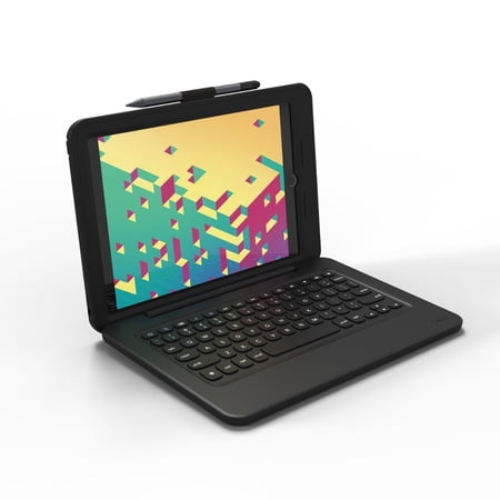 ZAGG Rugged Pro Connect for Apple iPad 10.2" | Water Resistant Keyboard & Case Combo w/Interlocking Keys - Black