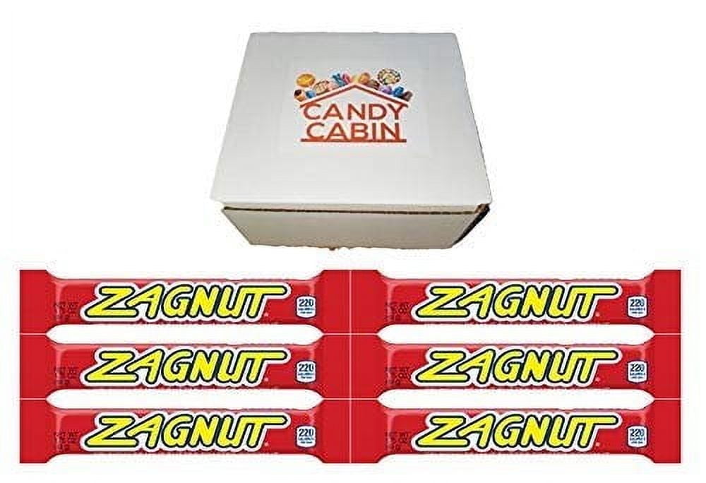 Zagnut Peanut Butter Coconut 1.5 Oz Candy Bars, Multiple Pack Box by CANDY CABIN 6 Pack