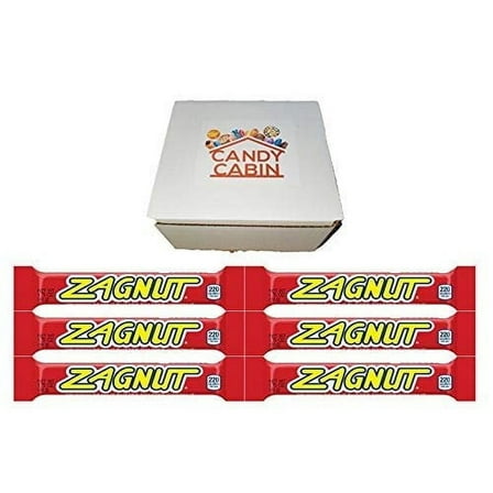 Zagnut Peanut Butter Coconut 1.5 Oz Candy Bars, Multiple Pack Box by CANDY CABIN 6 Pack