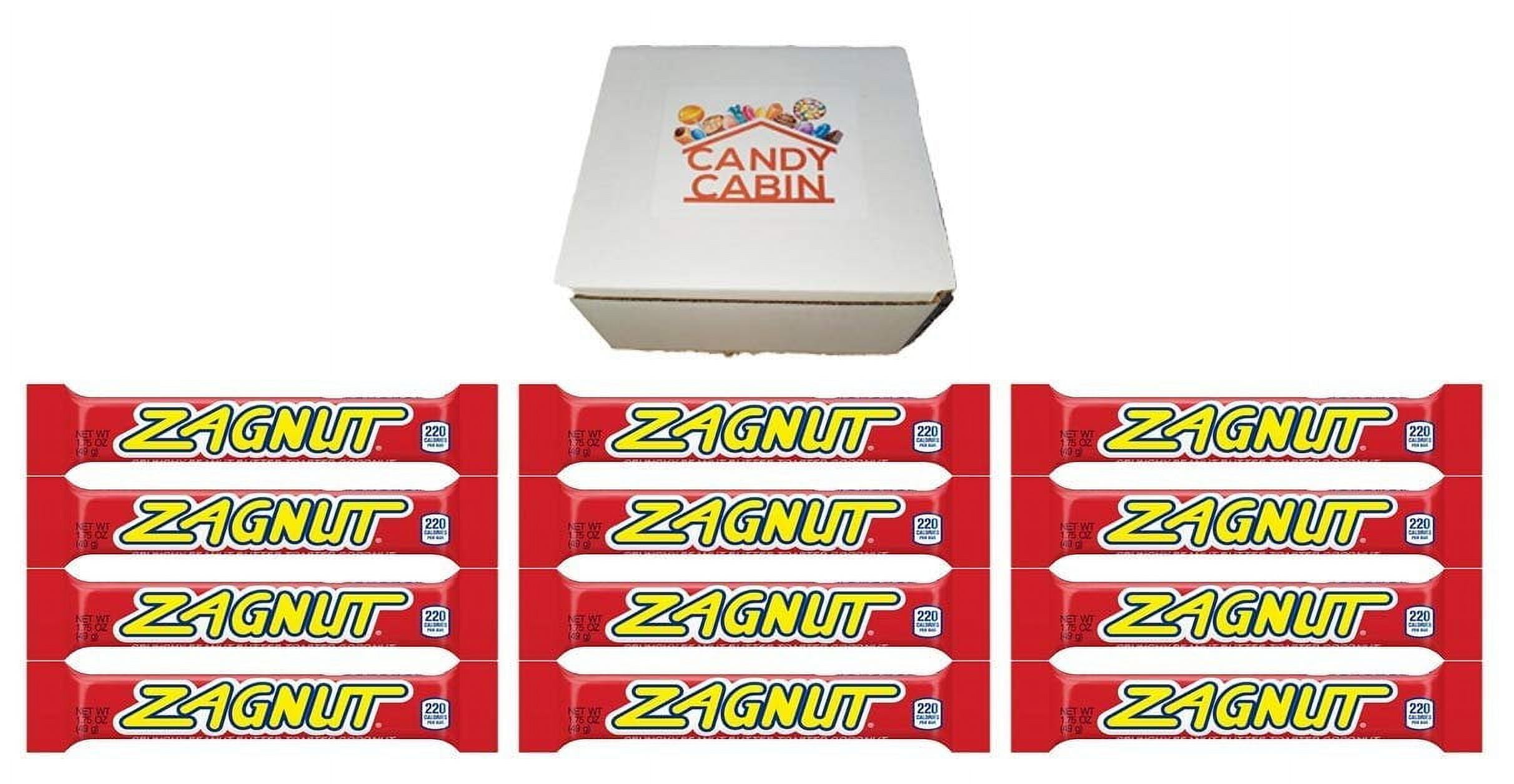 Zagnutt Peanut Butter Coconut 1.5 Oz Candy Bars, Multiple Pack Box PACKAGED BY CANDY CABIN 12 Pack