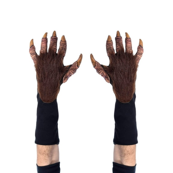 Brown Beast Hands Adult Zagone Studios Halloween Costume Gloves