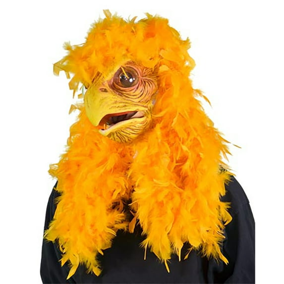 Super Chicken Feathered Mask