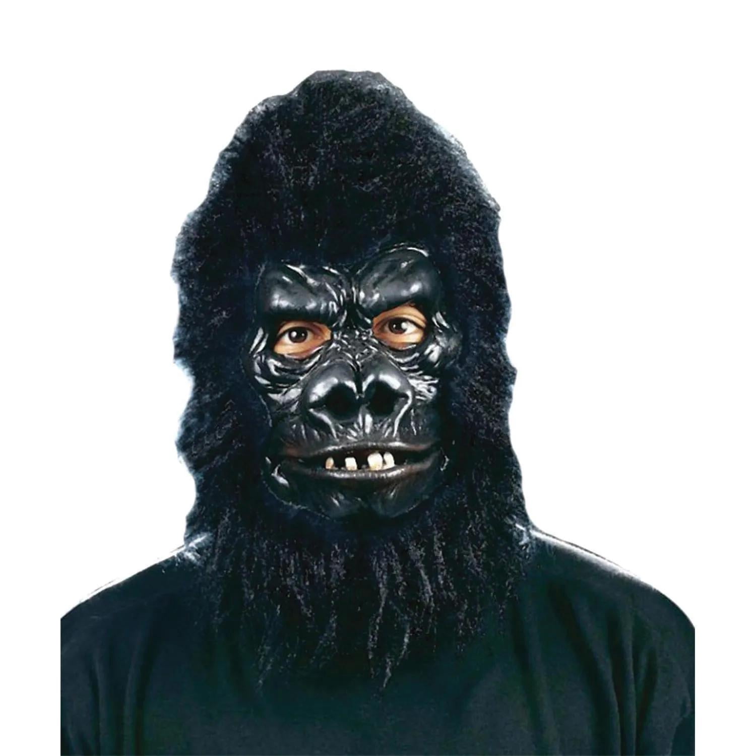 ブラックグリッターバニーマスク。 US サイズ: One Size Zagone-Studios-Deluxe-Gorilla-