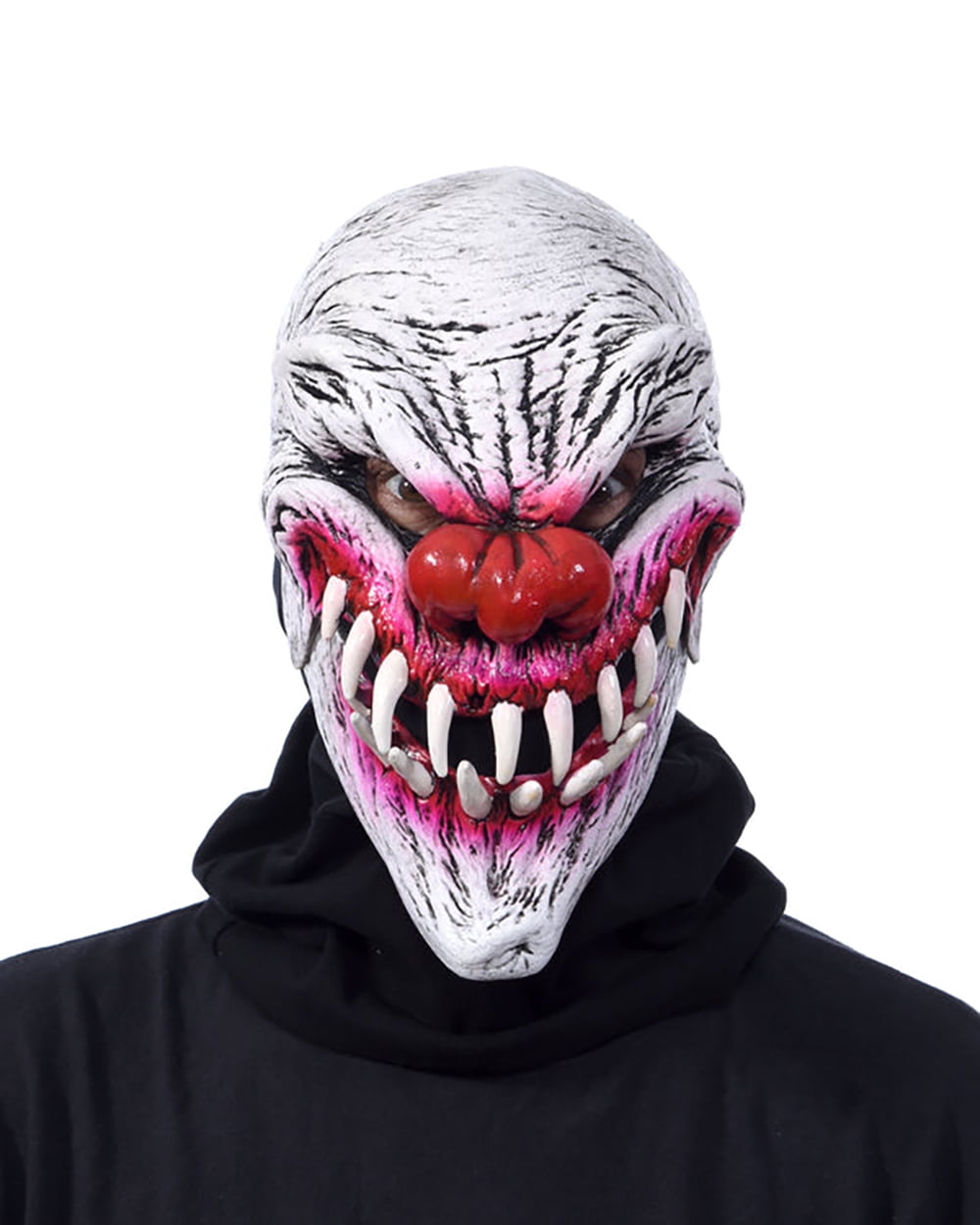 Zagone Studios Laugh Clown Blue Latex Halloween Costume Mask, for Adult ...