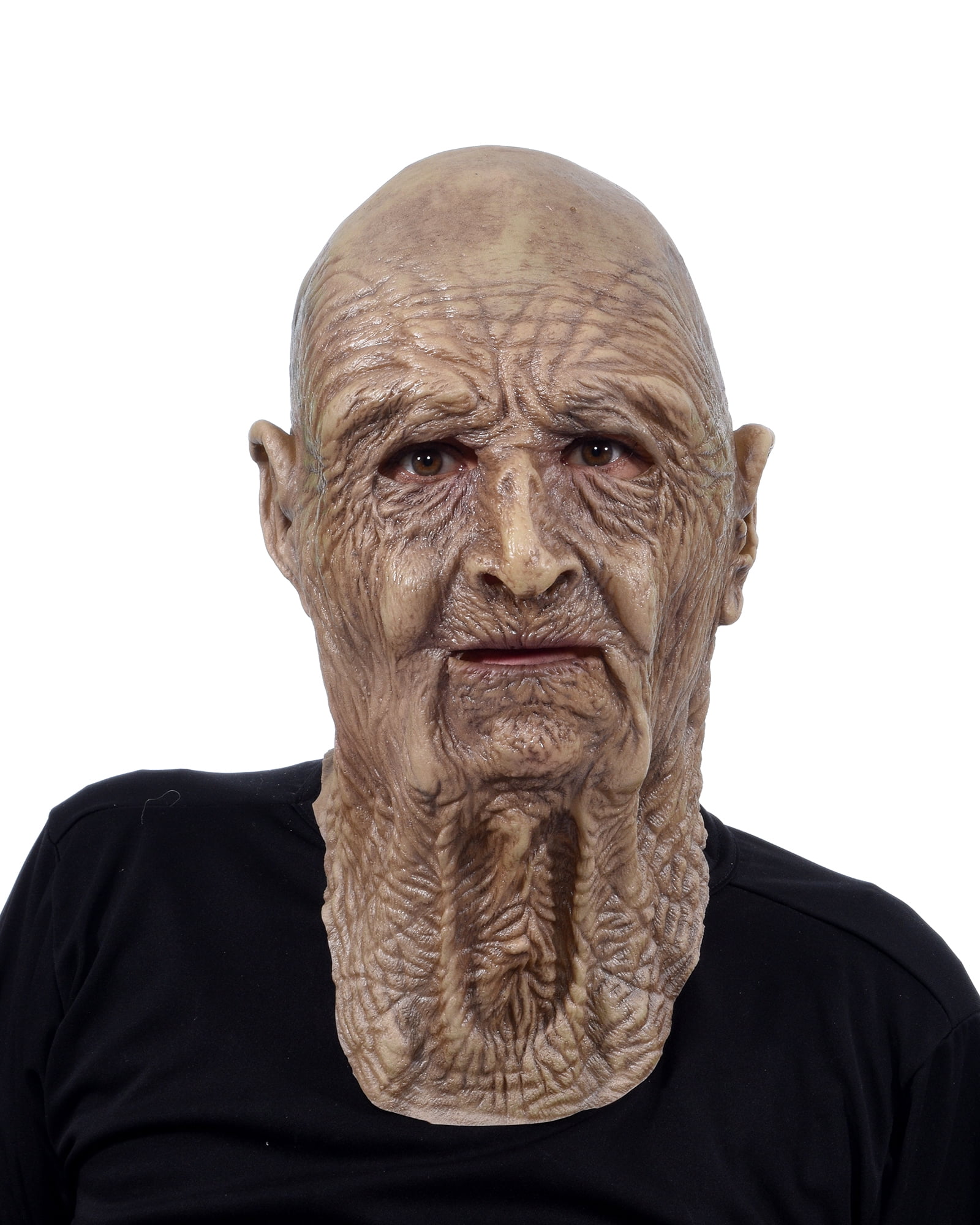 Zagone Studios Stinker Old Man Latex Adult Costume Mask (one size) - Great for Theater, Cosplay, Halloween or Renn Fairs.